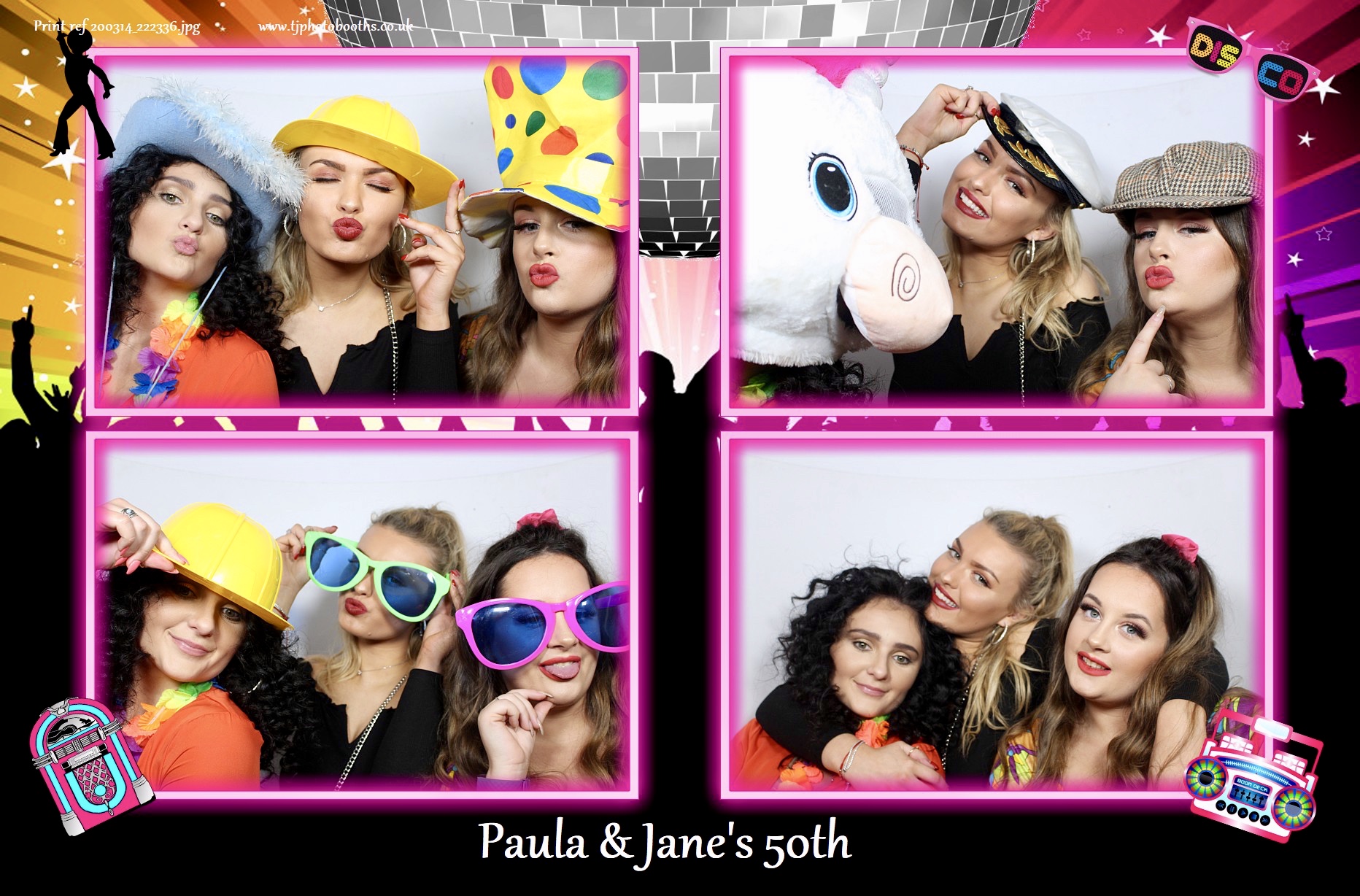 Paula & Jane's 50th | View more photos from the event at gallery.tjphotobooths.co.uk/u/TJPhotobooths/Paula-Janes-50th